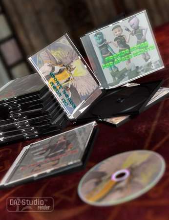 CD Player, CD Case, and CD