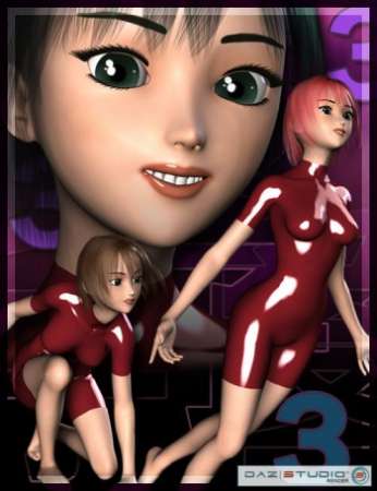 Aiko 3 Base 3D Anime Girl IM files