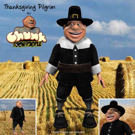 Thanksgiving Pilgrim for Chunk