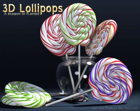 3D Lollipops