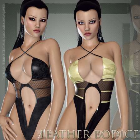 LilFlame's Leather Bodice