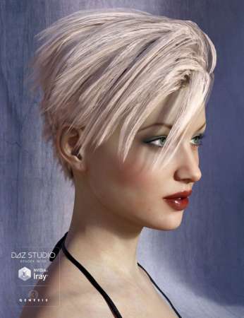 Chace Hair for Genesis 3 Female(s) and Genesis 2 Female(s)