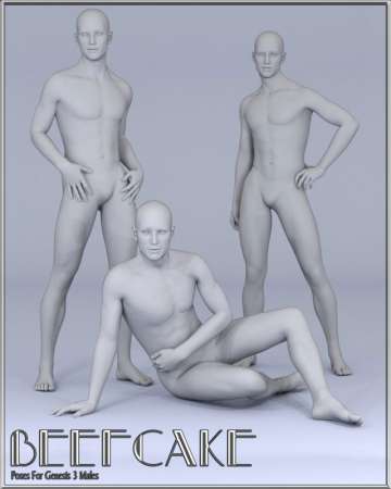 Beefcake Poses for Genesis 3 Male