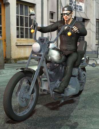 Born to be Wild Biker Outfit for Michael 4